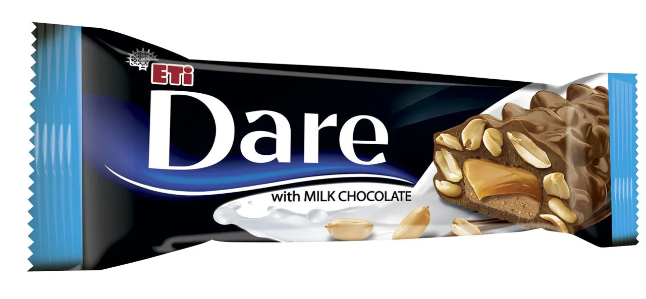 Dare Baton cu ciocolată cu lapte & arahide, 45g