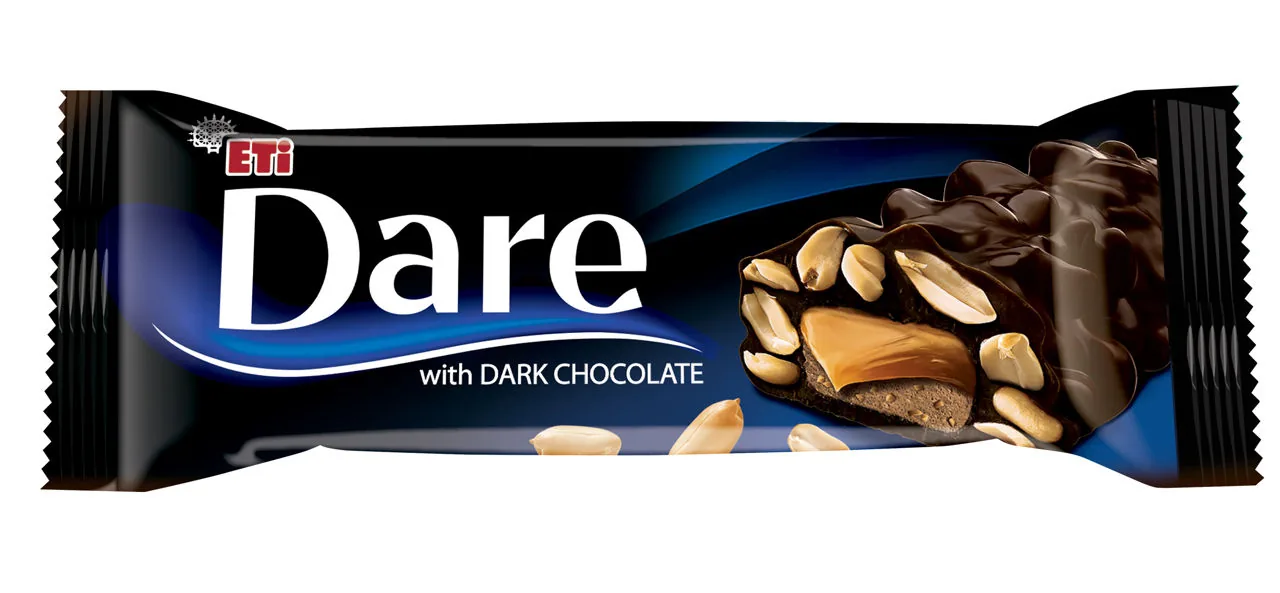 Dare Baton cu ciocolată neagră & arahide, 45g