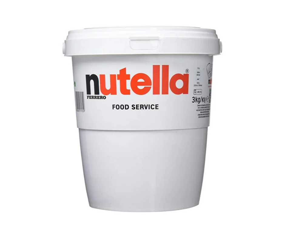 Cremă de alune de pădure cu cacao Nutella, 3 kg