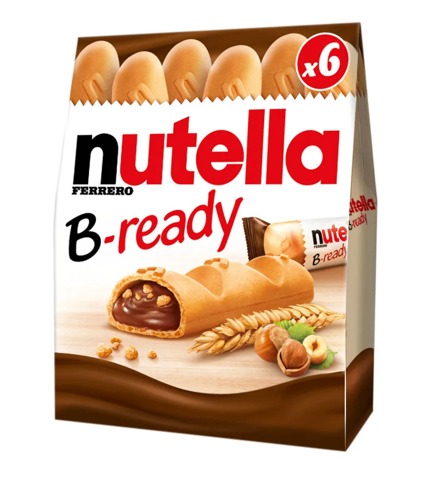 Батончики Nutella B-ready, 6 шт.
