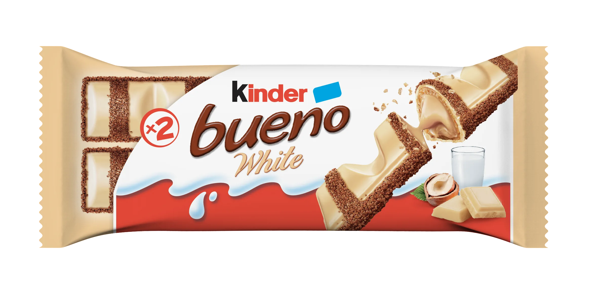 Kinder Bueno White, 2 batoane