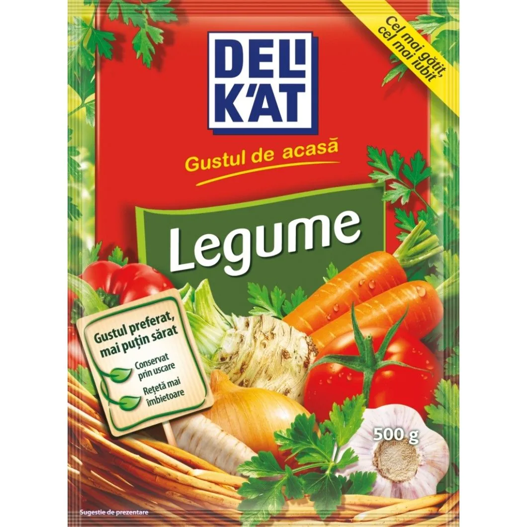 Универсальная приправа Delikat Овощи, 500 гр
