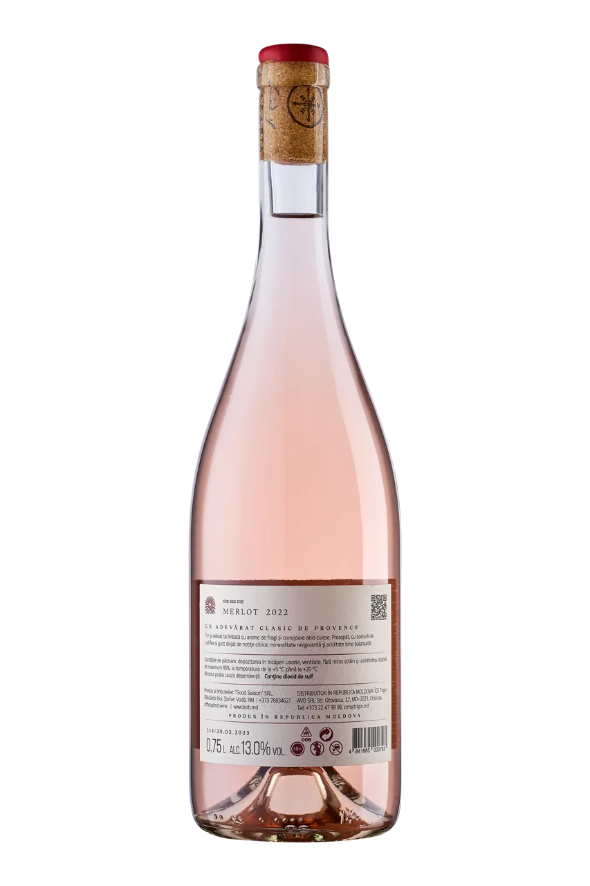 Land of Basarabia Gioveni, Merlot,  sec roz,  0.75 L