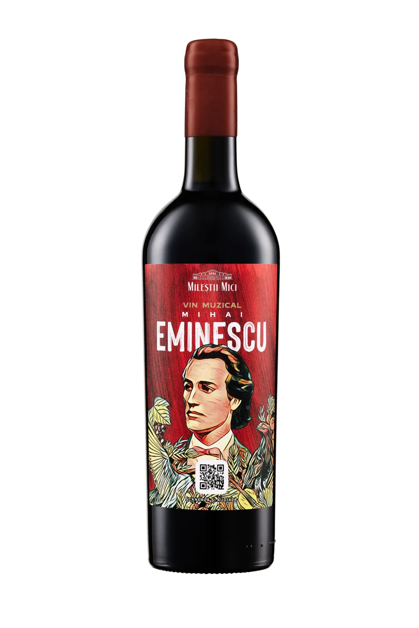 Mileştii Mici Mihai Eminescu, Мерло, красное сухое вино, 0,75 л