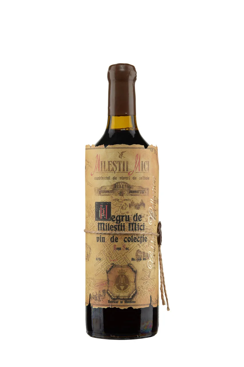 Mileștii Mici  Negru de Mileștii Mici col.1986/1997, vin roșu sec de colecție,  0.7 L