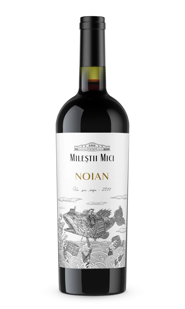 Mileștii Mici  NOIAN, vin sec roșu,  0.75 L