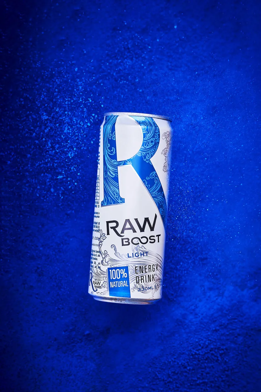 Бeзалкогольный напиток, энергетический напиток RAW BOOST LIGHT, 330 мл