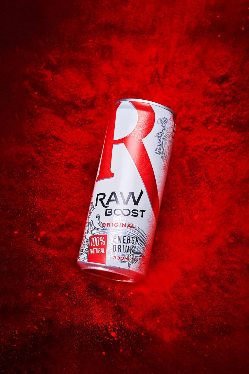 Бeзалкогольный напиток, энергетический напиток RAW BOOST ORIGINA, 330 мл