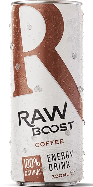 Băutură răcoritoare,energizant RAW BOOST COFFEE, 330 ml