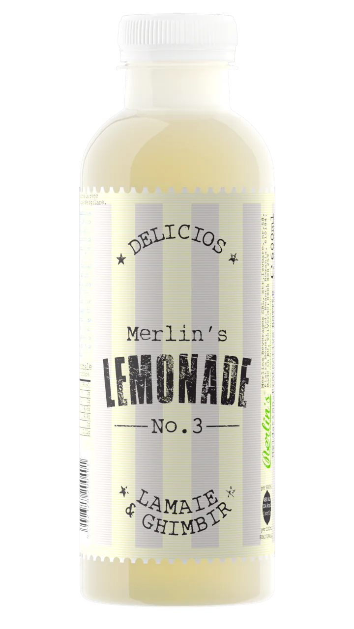 Merlin's Lemonade No.3 lemon & ginger 0,6  л