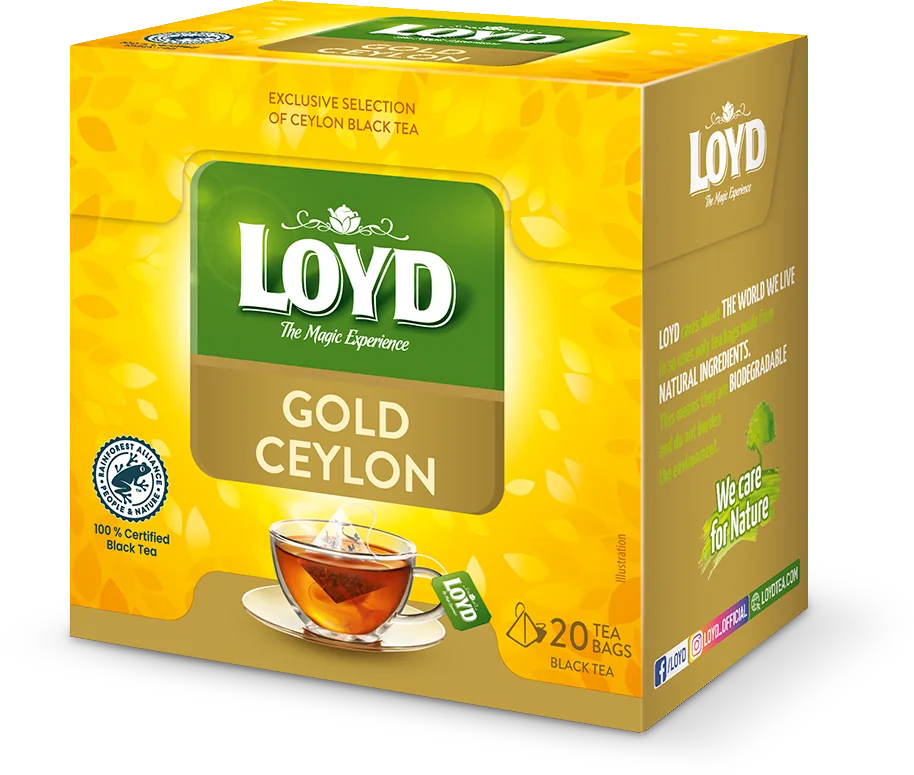LOYD Gold Ceylon, Ceai negru, 20 pac