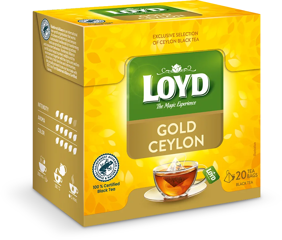 LOYD Gold Ceylon, Ceai negru, 20 pac