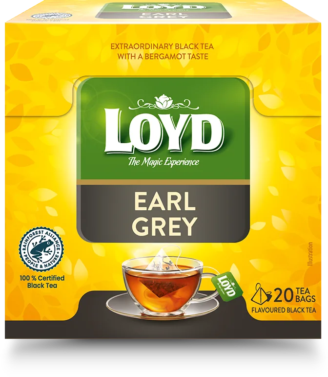 LOYD Earl Grey, ceai negru, 20 pac