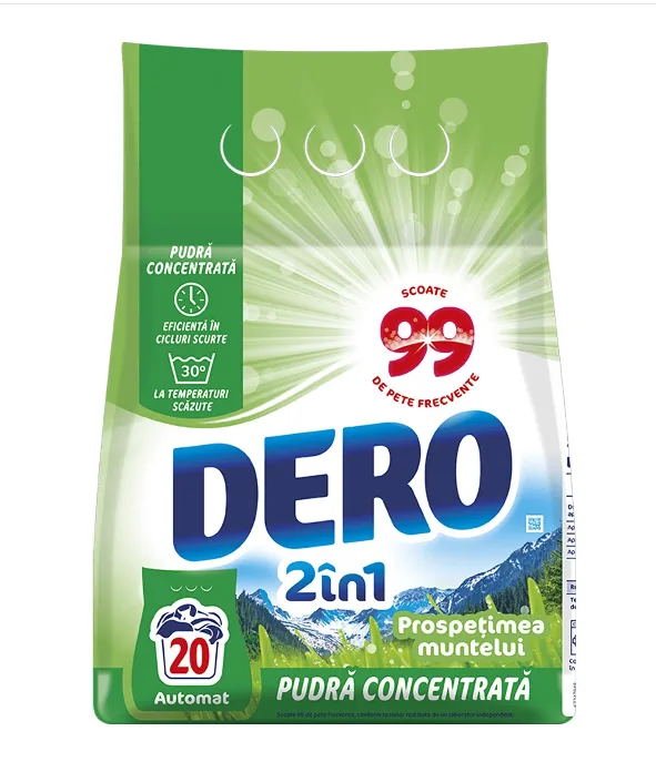 Detergent Dero Automat  2in1 Prospetimea Muntelui 1.5 kg (20 spalari)