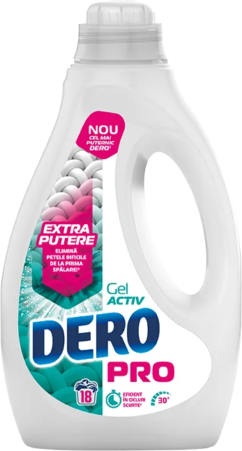 Dero PRO Gel Activ 0.9L (18 spalari)