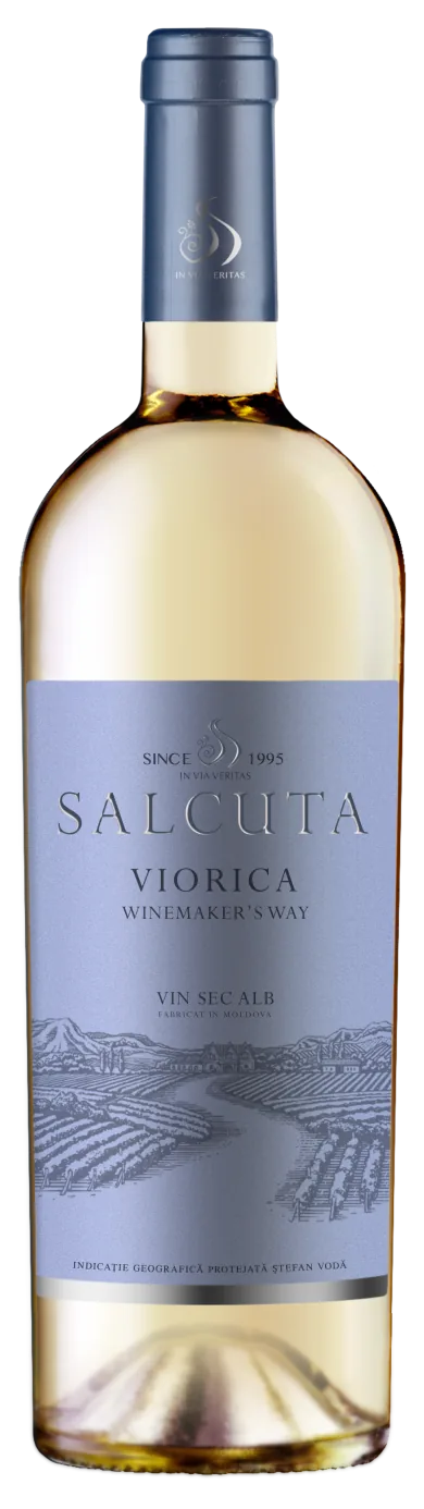Vin Sălcuța WW Viorica, sec alb, 0.75 L