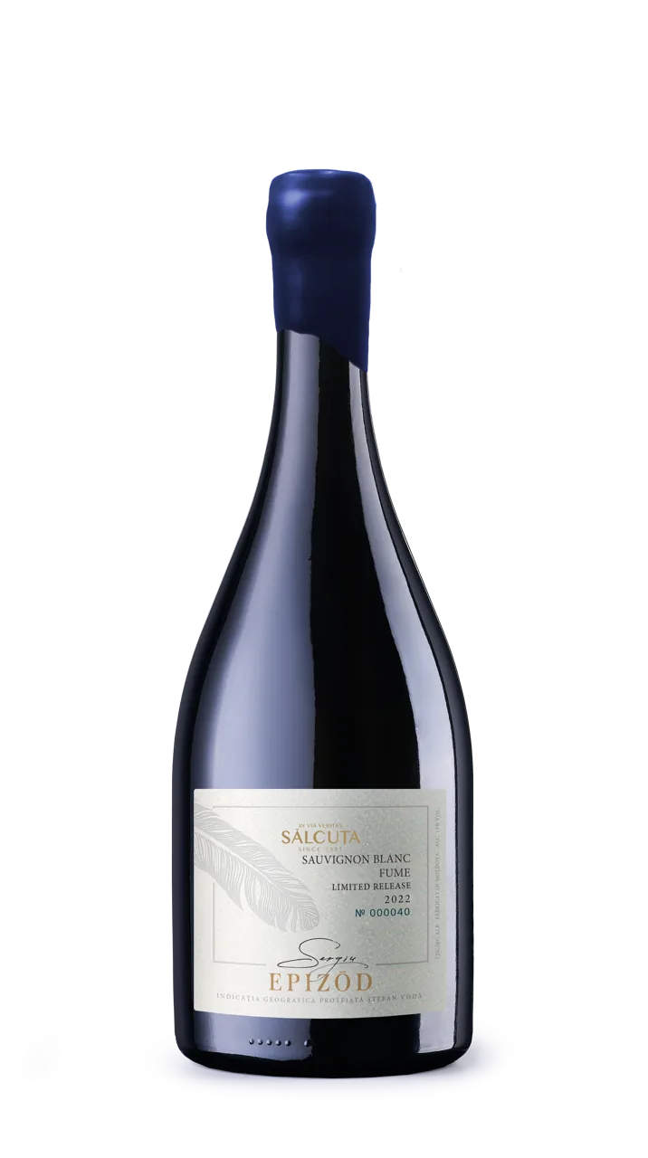 Vin Sălcuța Epizod Sauvignon Blanc Fume, sec alb, 0.75 L