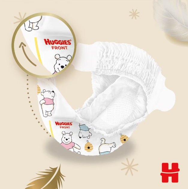 Set Scutece Huggies Extra Care Mega  4  (8-16 kg)  120buc.  (2x60buc)