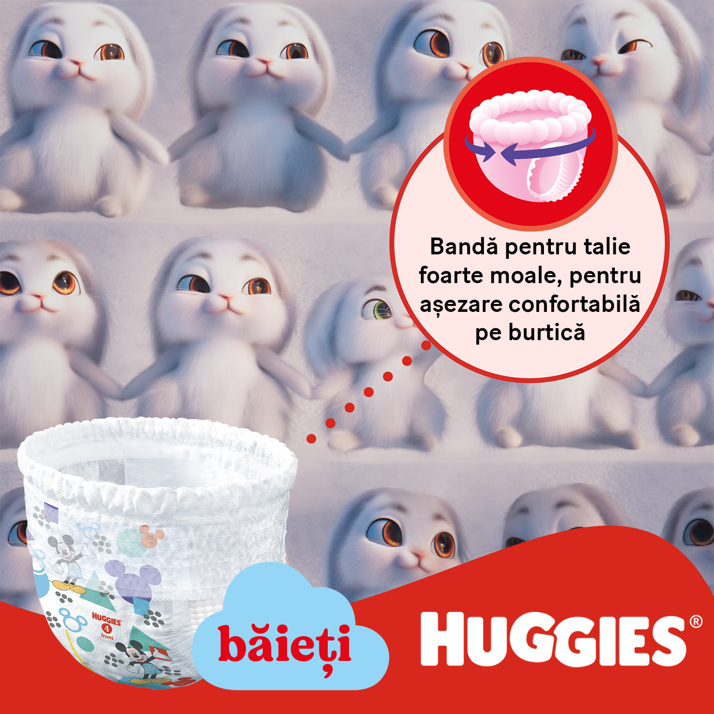 Scutece-chiloţel pentru băieţel Huggies Little Movers Mega  5 (12-17 kg), 48 buc