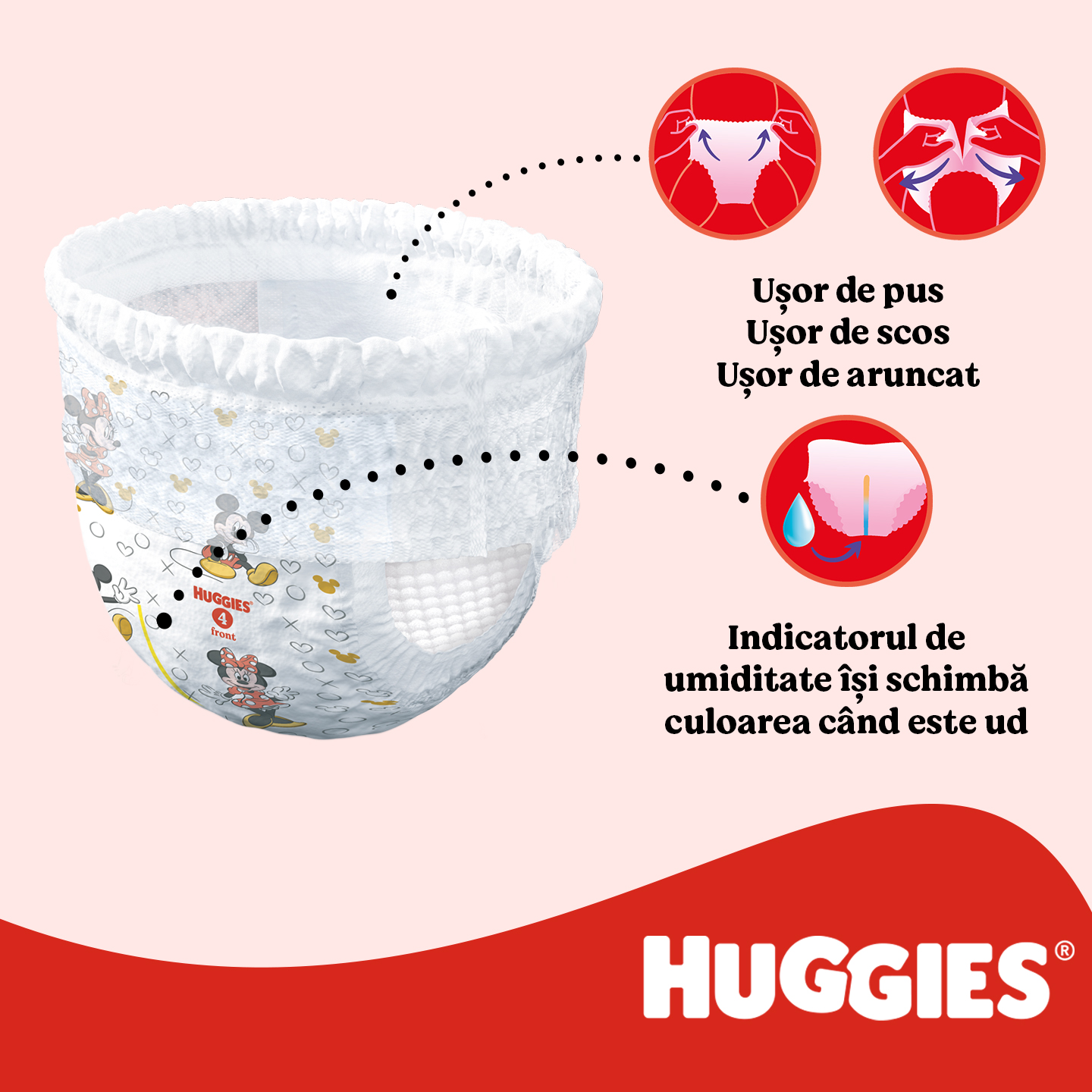 Scutece-chiloţel Huggies Little Movers Pants  BOX  5 pentru băieţel 5  (12-17 kg), 68 buc