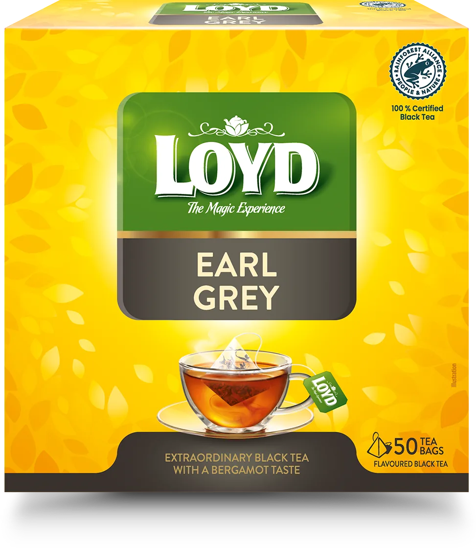 LOYD Earl Grey, Ceai negru, 50 pac