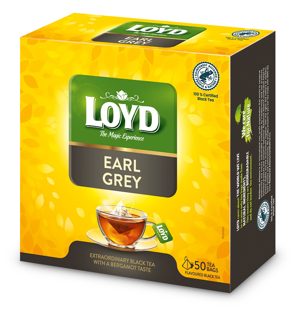 LOYD Earl Grey, Ceai negru, 50 pac