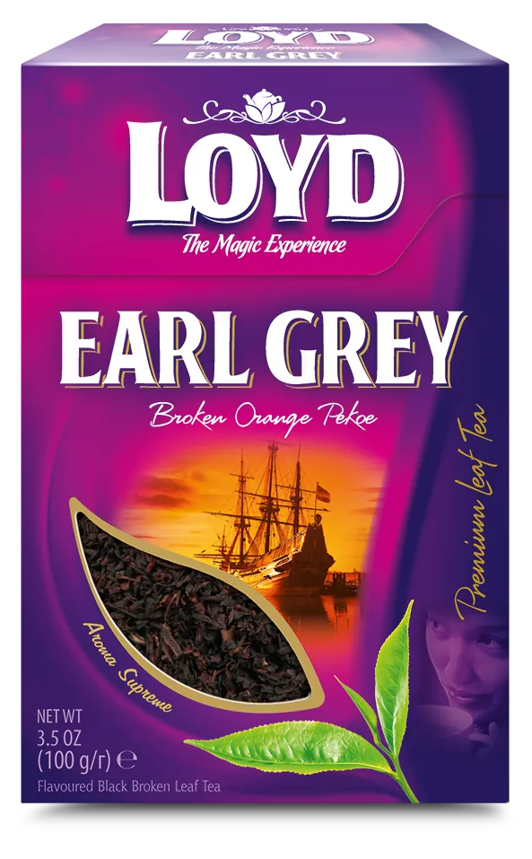 LOYD Leaf Tea Earl Grey, ceai negru, 100g