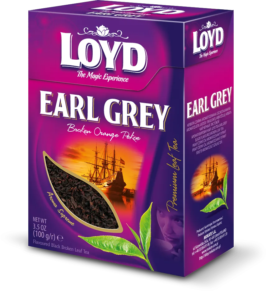 LOYD Leaf Tea Earl Grey, ceai negru, 100g