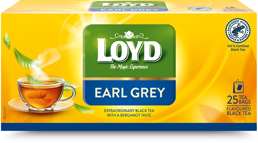 LOYD Earl Grey, Ceai negru, 25 pac.