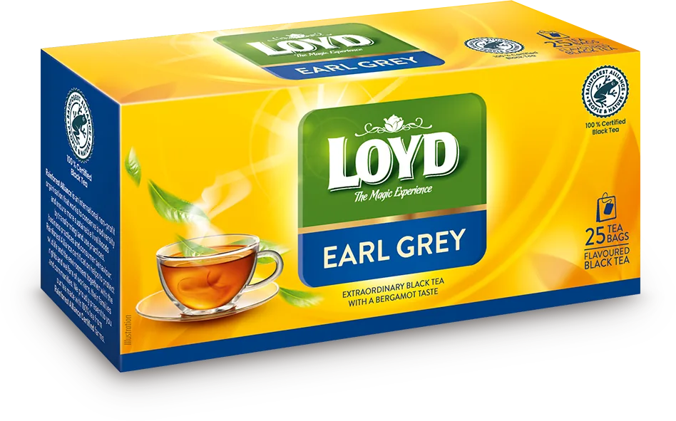 LOYD Earl Grey, Ceai negru, 25 pac.