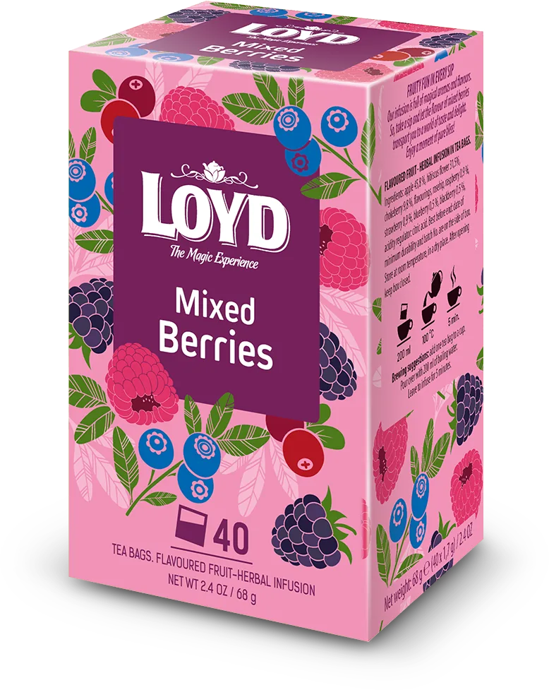 LOYD Mixed Berries, 40 pac.