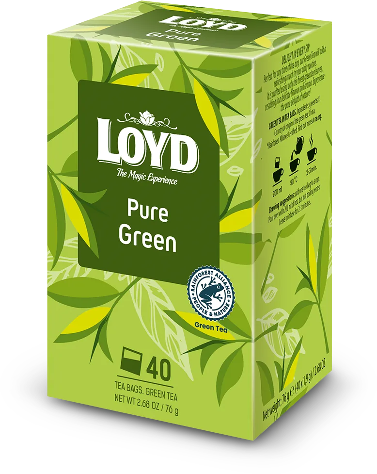 LOYD Green Tea, Ceai verde, 40 pac