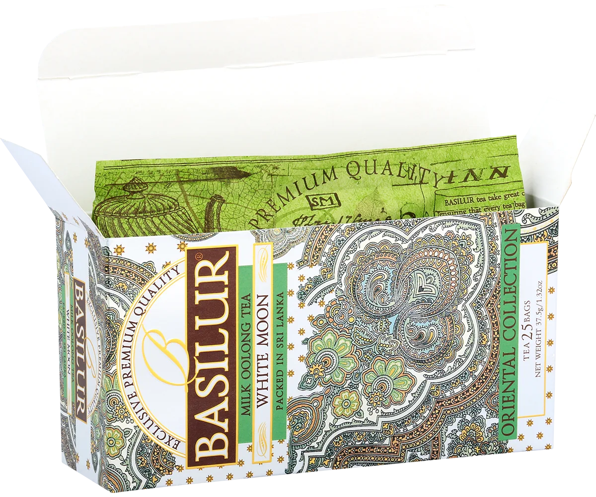 Ceai verde  Basilur Oriental Collection  WHITE MOON  25*1,5g