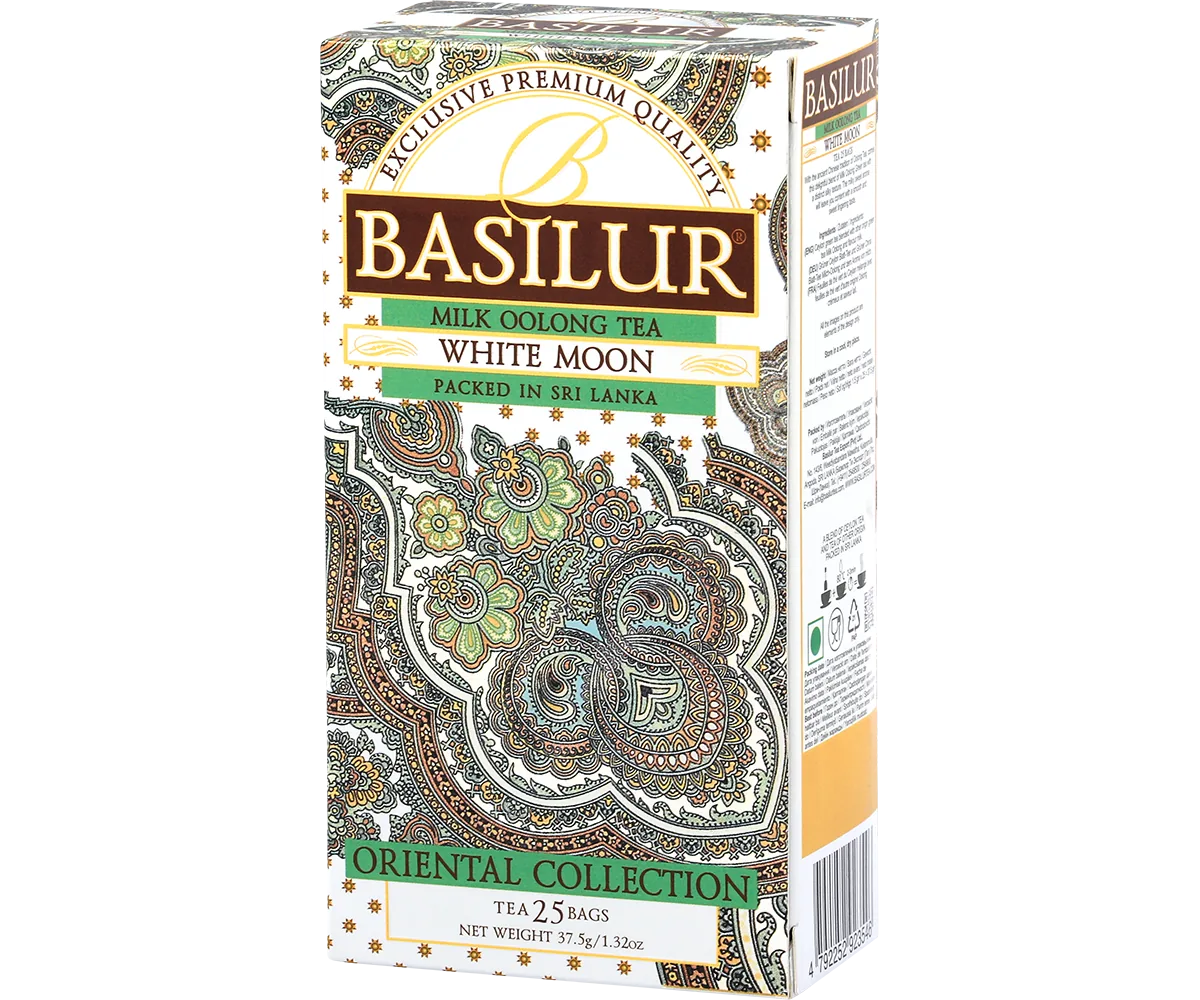 Ceai verde  Basilur Oriental Collection  WHITE MOON  25*1,5g