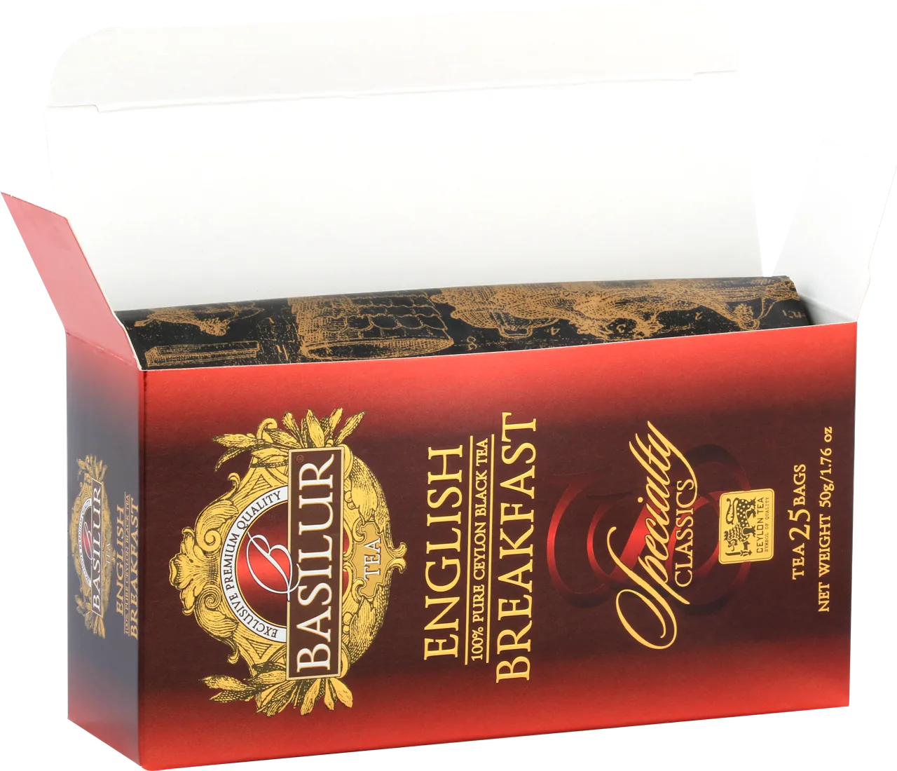 Ceai negru  Basilur Specialty Classics  ENGLISH BREAKFAST  25*2g