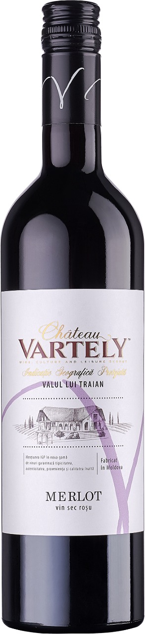 Вино  Château Vartely IGP Merlot,  красное сухое,  0.75 L