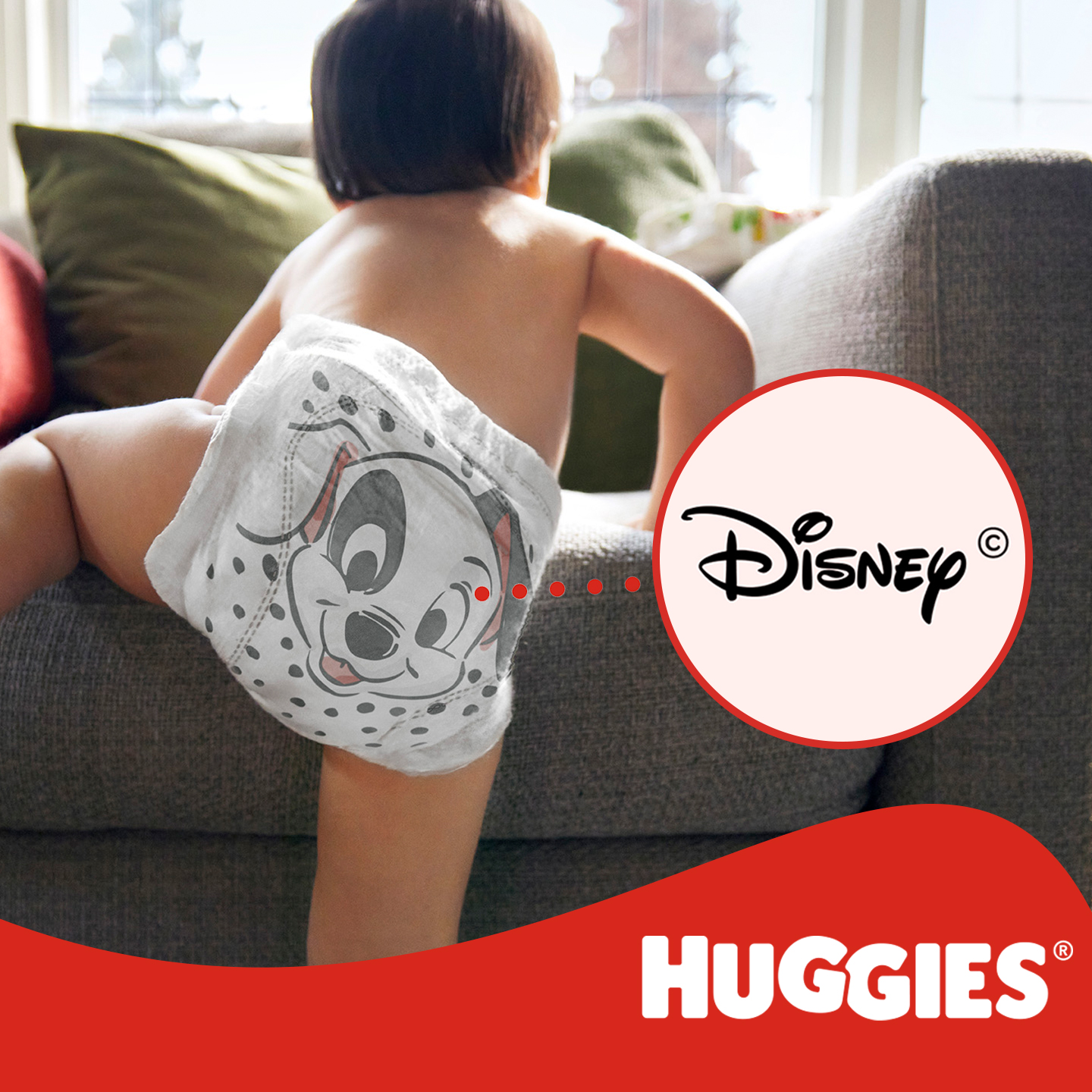Scutece unisex Huggies Little Movers Mega 3 (4-9 kg), 78 buc
