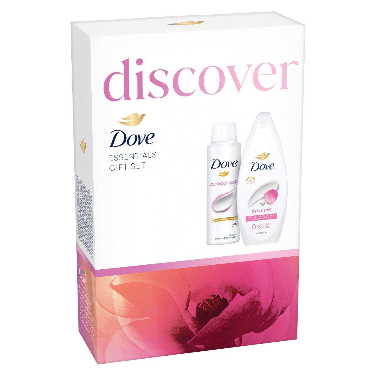 Cadou DOVE WOMEN PETAL SOFT BASE (SG 250ml + DEO 150ml)  2025