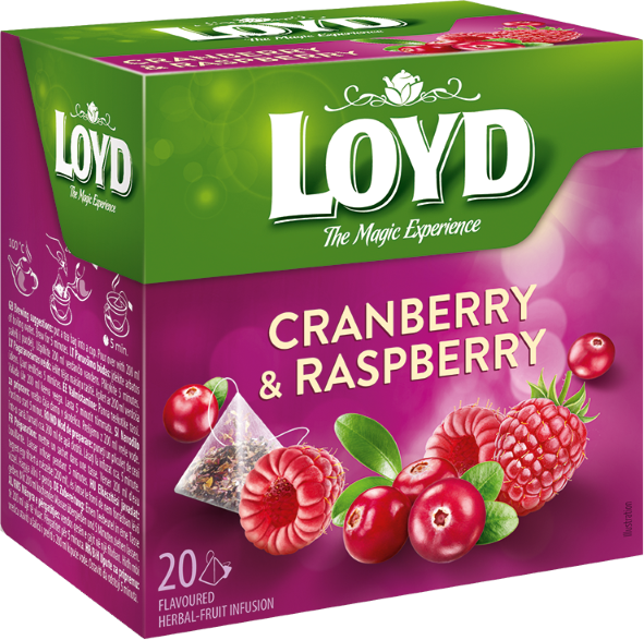 LOYD Cranberry & Raspberry, 20 pac.