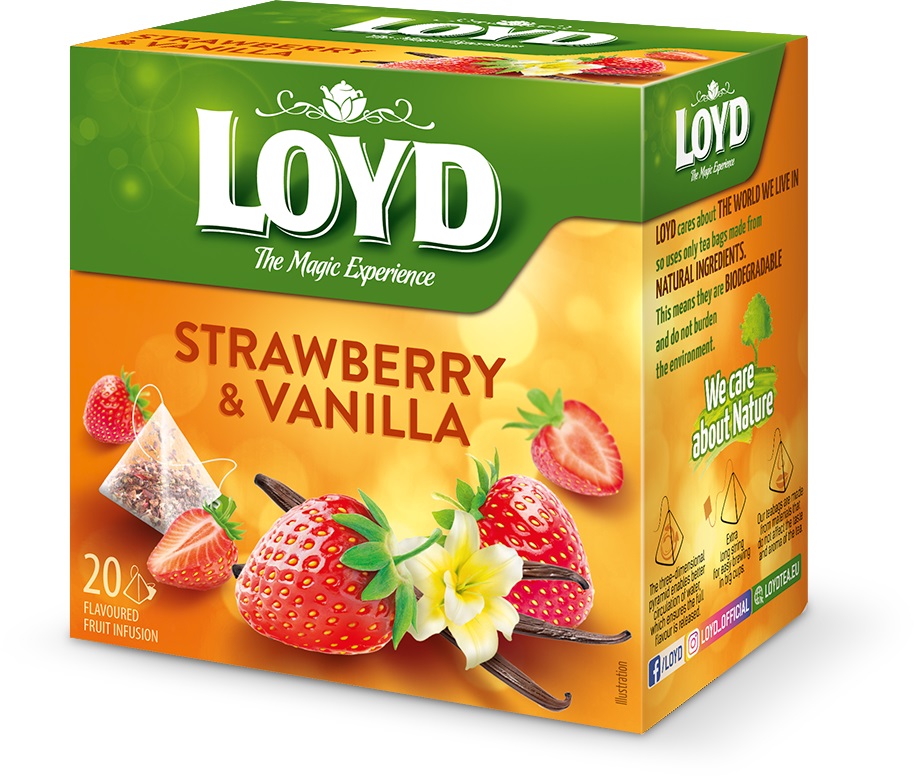 LOYD Strawberry & Vanilla, 20 pac.