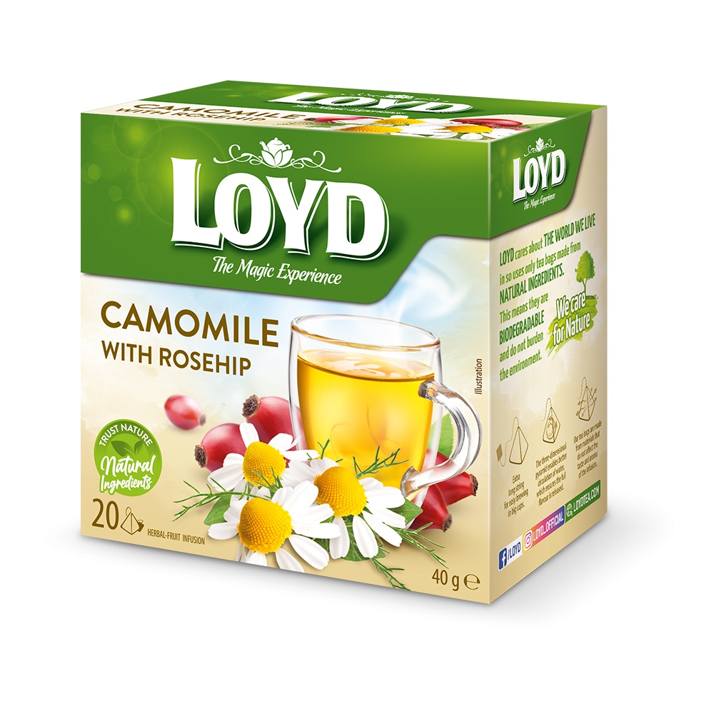 LOYD Camomile & Rosehip, 20 pac.