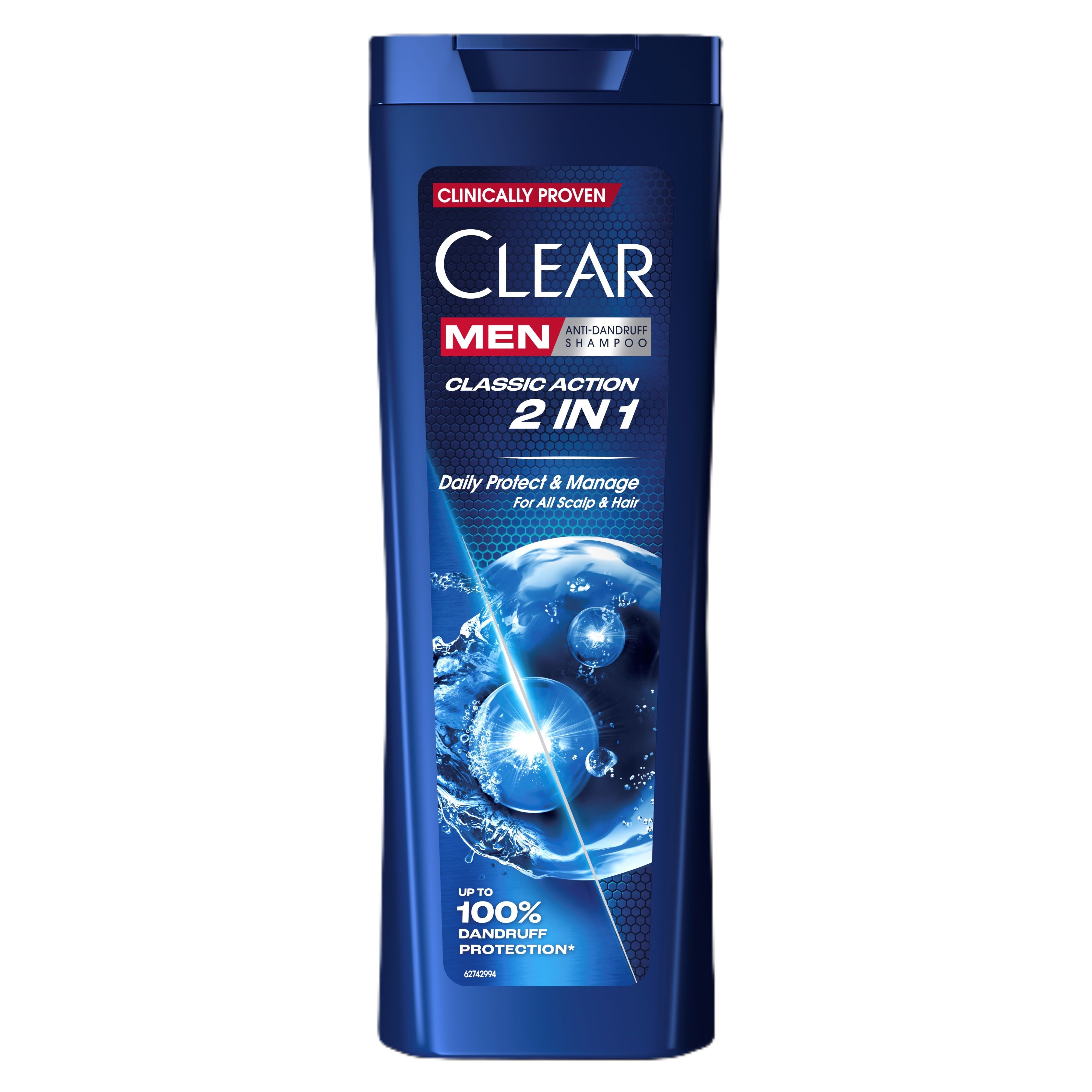 Clear  Шампунь для мужчин  Classic Action 2in1 360 мл