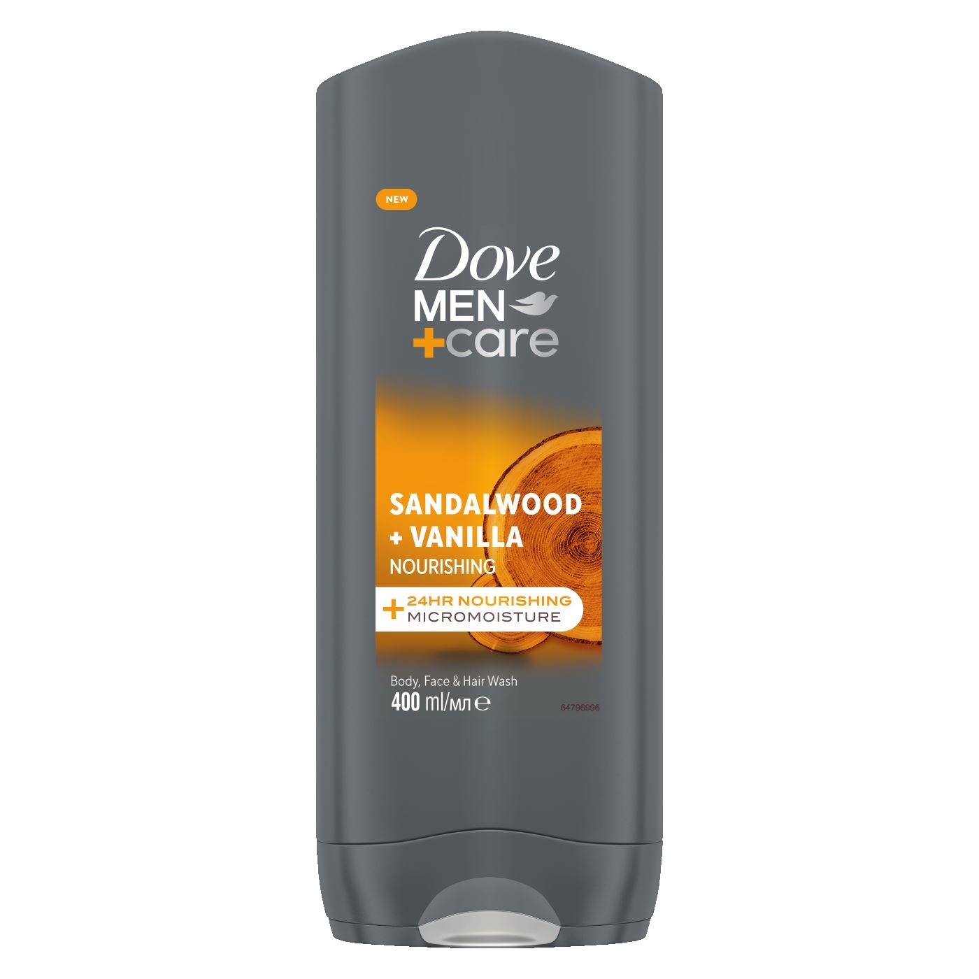 Dove Men +Care Гель для душа Sandalwood+Vanilla 400мл