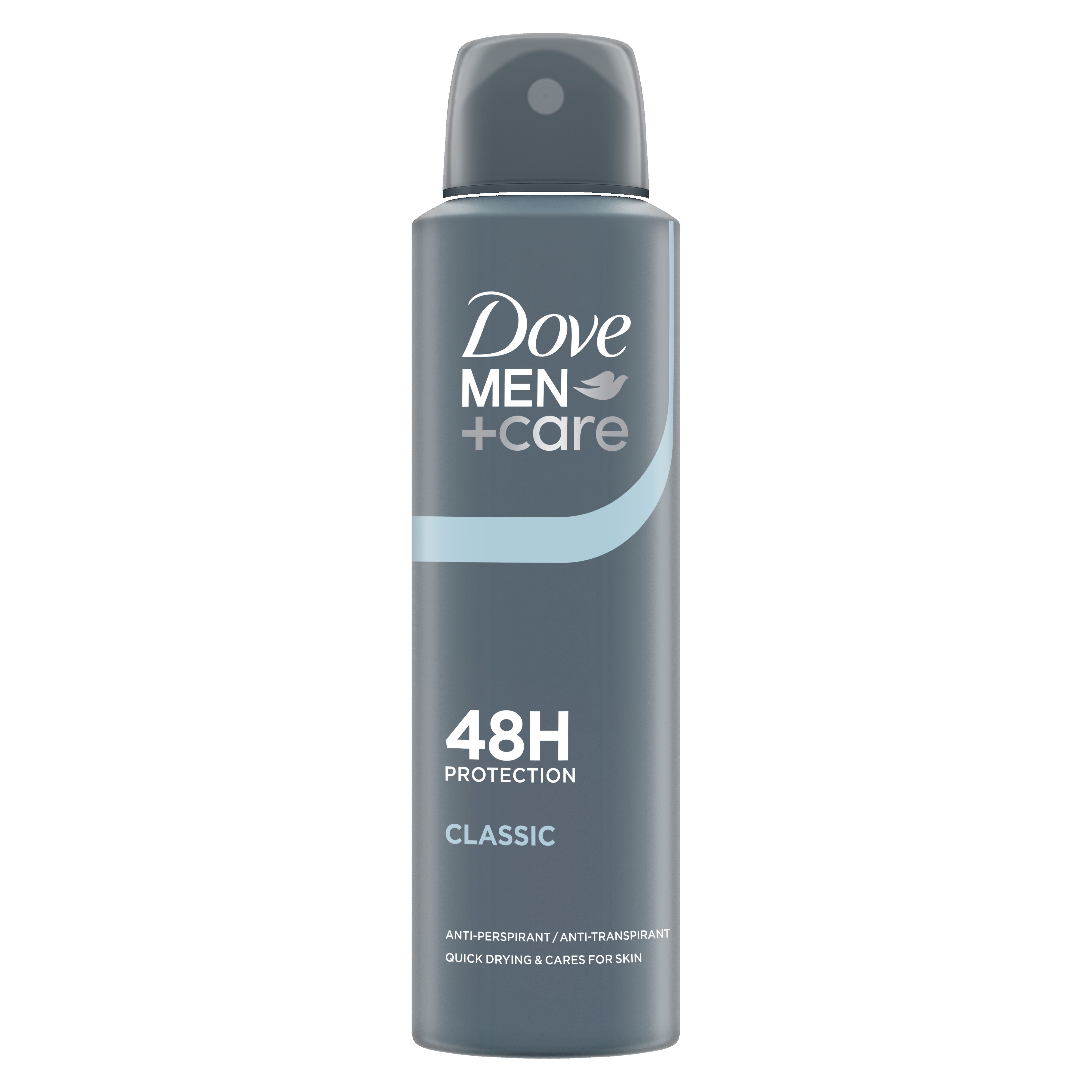 Antiperspirant spray Dove  Deo Men +Care Classic 150 ml.