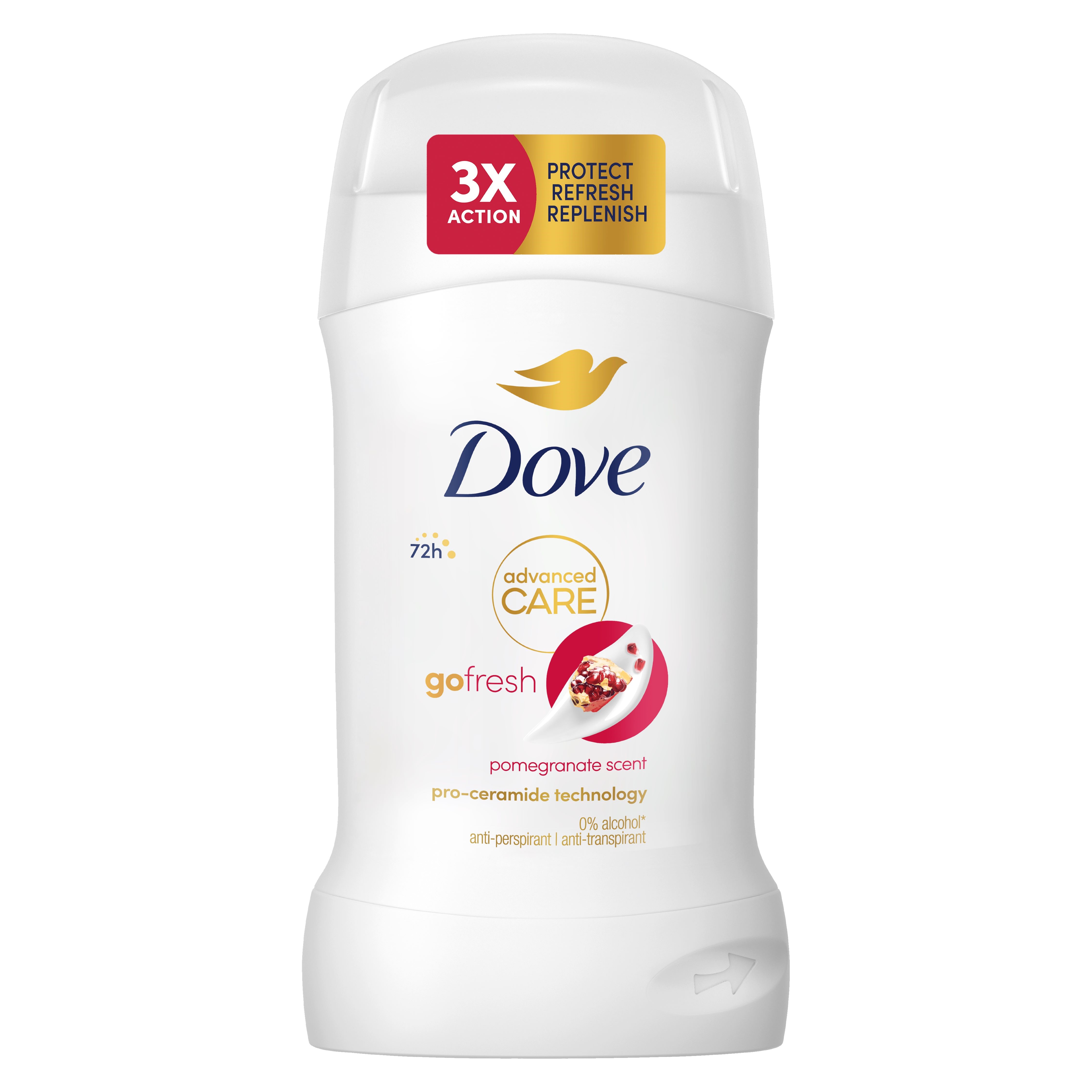 Antiperspirant Dove Stick Advanced Care Go Fresh Pomegranate Scent 50ml