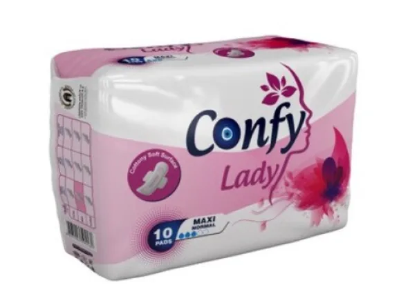 Absorbante igienice pentru femei Confy Lady MAXI NORMAL STD, 10 buc.