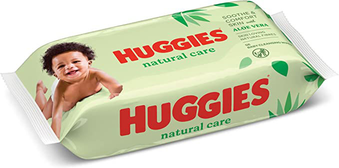 Şerveţele umede Huggies Natural Care, 56 buc
