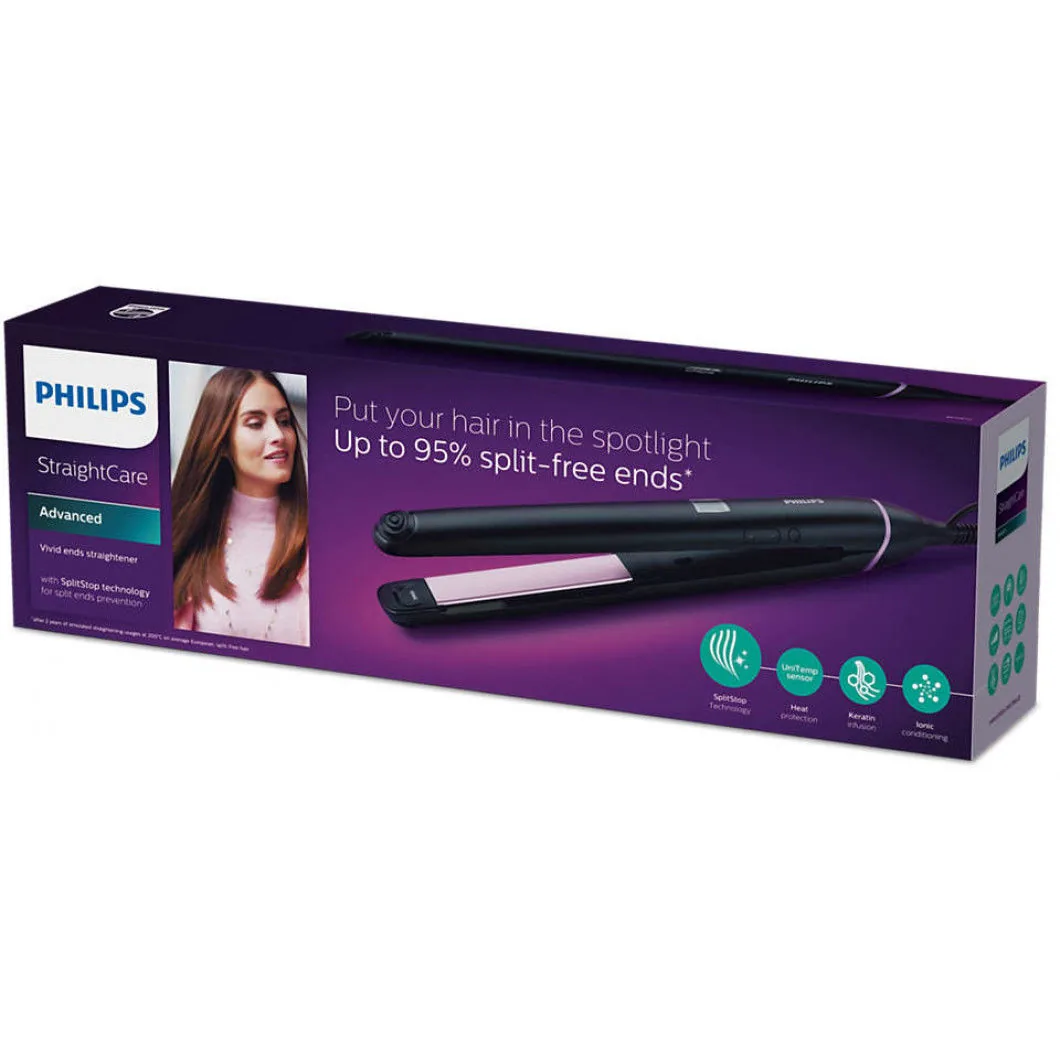 Placă de păr Philips Vivid Ends BHS675/00 