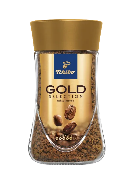 Cafea solubilă Tchibo Gold Selection, 200 gr.