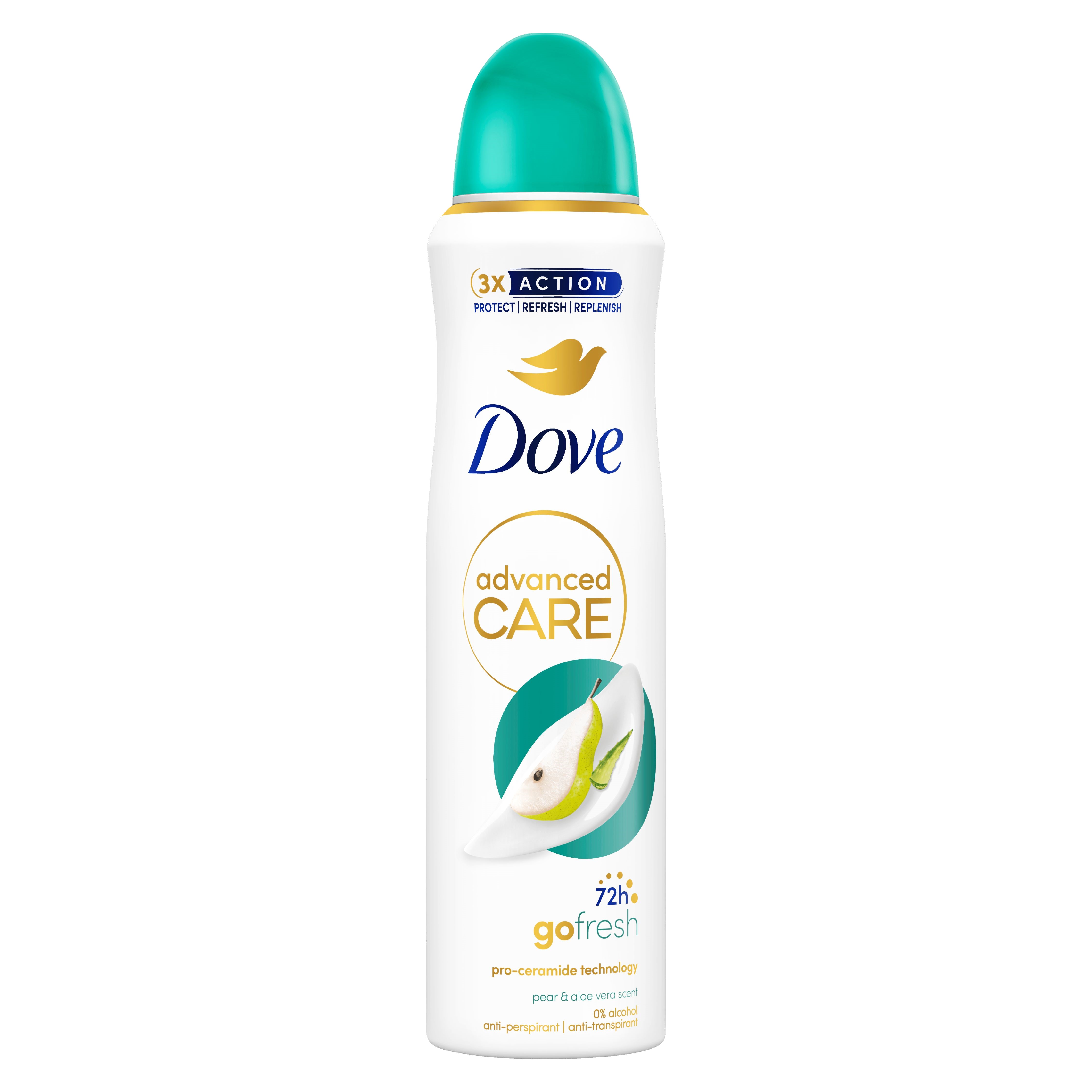 Antiperspirant spray Dove Deo Advanced Care Go Fresh Pear&Aloe Vera Scent 150 ml.
